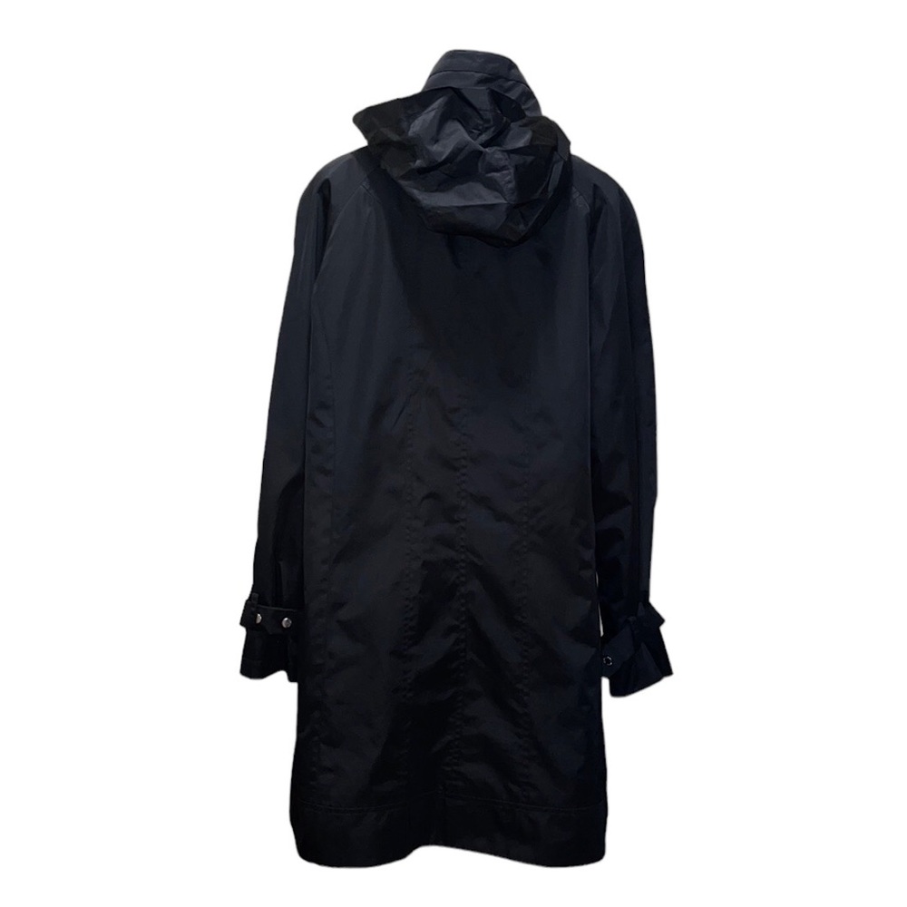 Calvin Klein Black Lightweight Hooded Trench - Picture 3 of 10